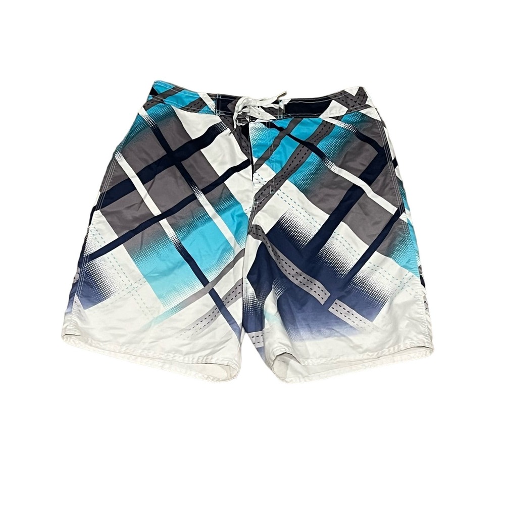 Joe Boxer, Blue and Gray Swim Suit, Sz L, 722-R‎